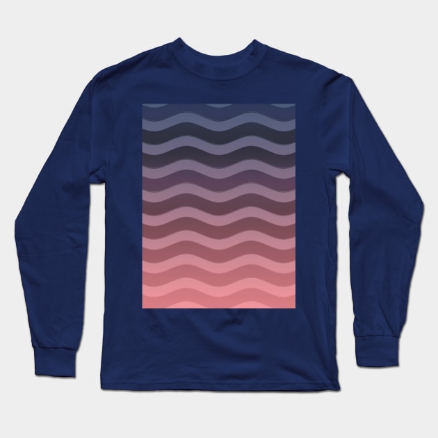 Waves II Long Sleeve T-Shirt by Sinmara